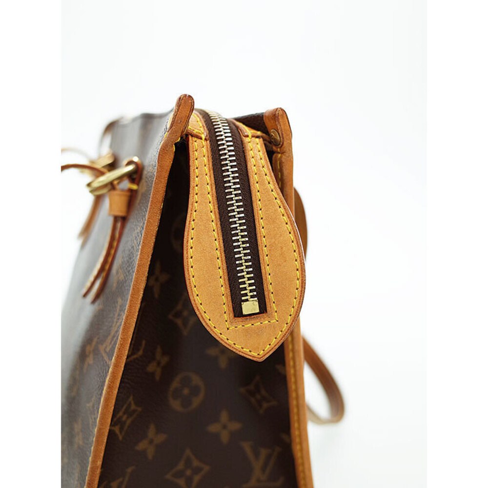 Louis Vuitton Bag Monogram Shoulder Brown Leather Popincourt - Picture 6 of 8